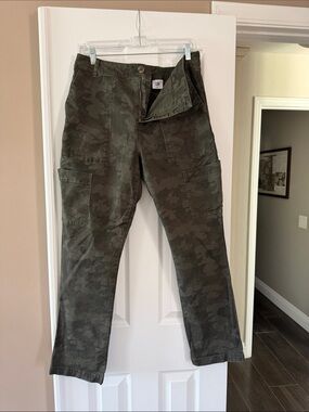 Women’s Cabin Olive Camo Cargo Pants